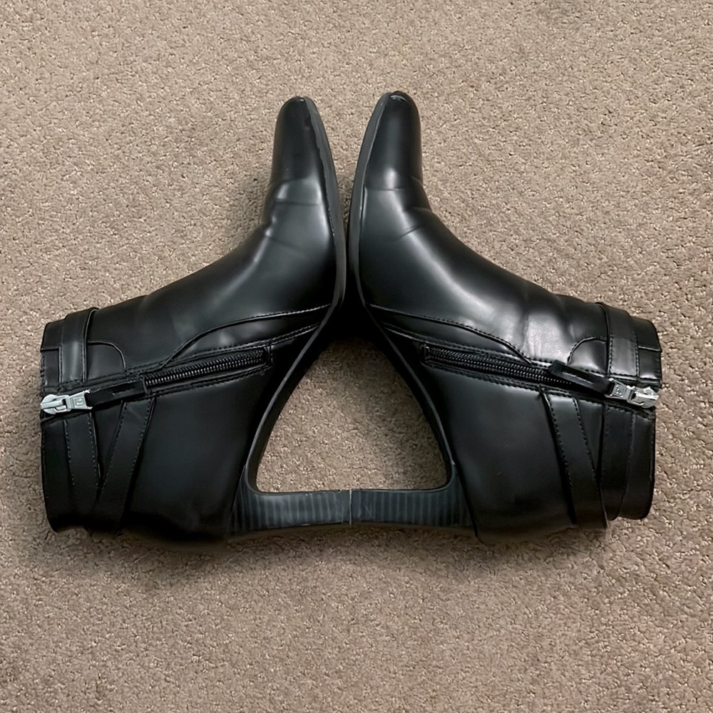 Black Chaps Booties - Picture 2 of 7